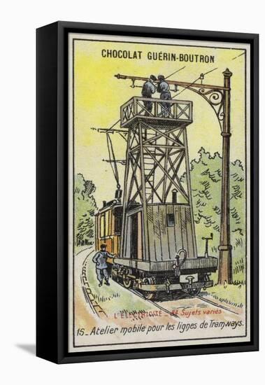 Mobile Platform for Repairing Overhead Power Lines on Tramways-null-Framed Premier Image Canvas