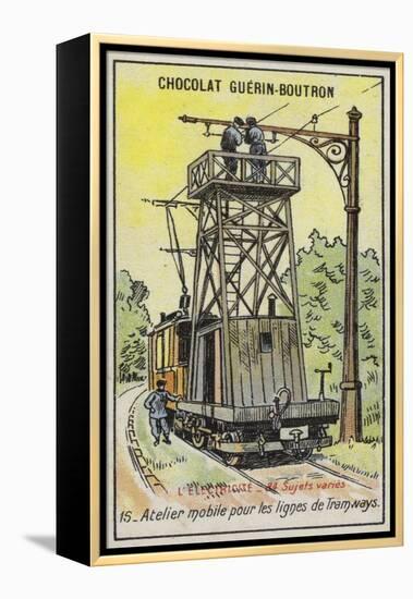 Mobile Platform for Repairing Overhead Power Lines on Tramways-null-Framed Premier Image Canvas