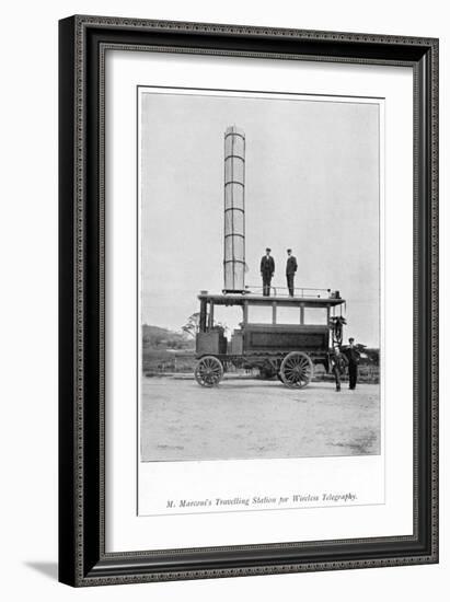 Mobile Radio Station Used by Marconi, 1900-null-Framed Giclee Print