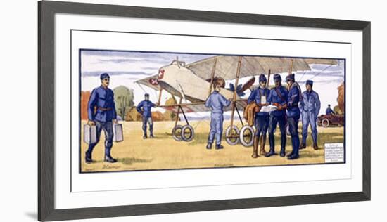 Mobilisation, 1914-Unknown Courvoisier-Framed Giclee Print