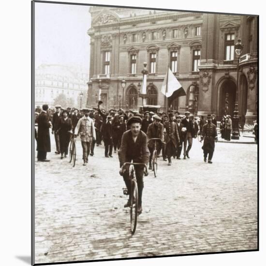 Mobilisation of soldiers from Alsace-Lorraine, c1914-c1918-Unknown-Mounted Photographic Print