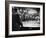 Mobsters Meeting around Pool Table-null-Framed Photo