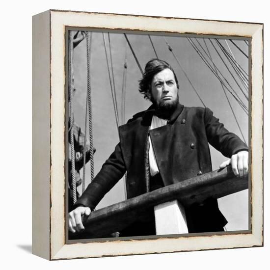 Moby Dick, Gregory Peck, 1956-null-Framed Stretched Canvas