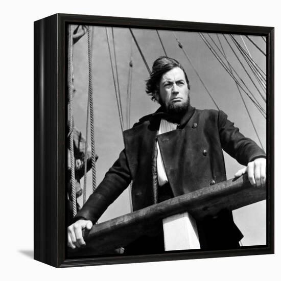 Moby Dick, Gregory Peck, 1956-null-Framed Stretched Canvas