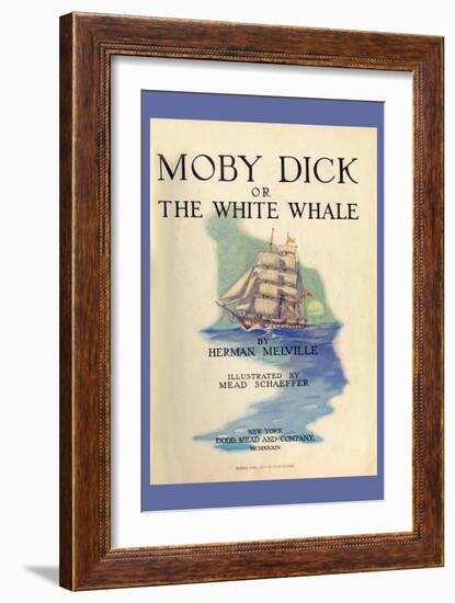 Moby Dick or The White Whale-null-Framed Art Print