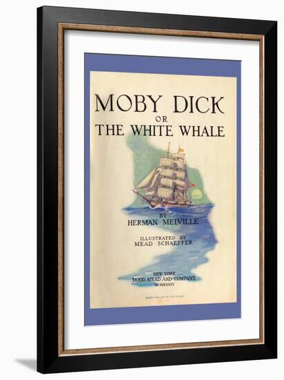 Moby Dick or The White Whale-null-Framed Art Print