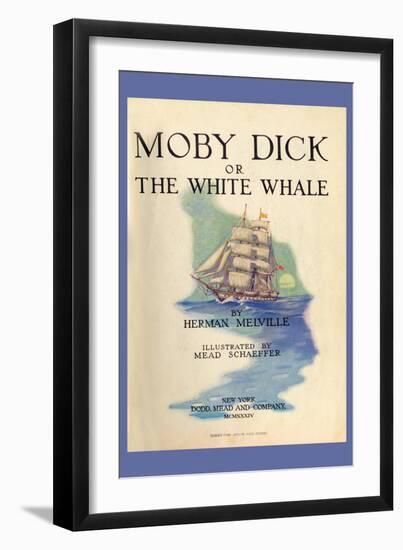 Moby Dick or The White Whale--Framed Art Print