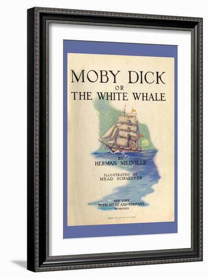 Moby Dick or The White Whale-null-Framed Art Print