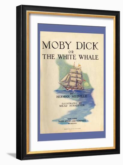 Moby Dick or The White Whale-null-Framed Art Print