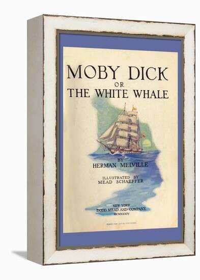 Moby Dick or The White Whale-null-Framed Stretched Canvas