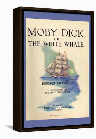 Moby Dick or The White Whale-null-Framed Stretched Canvas