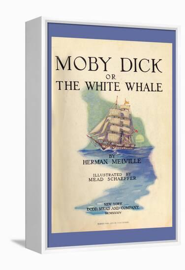 Moby Dick or The White Whale-null-Framed Stretched Canvas