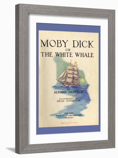 Moby Dick or The White Whale-null-Framed Premium Giclee Print