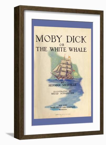 Moby Dick or The White Whale-null-Framed Premium Giclee Print