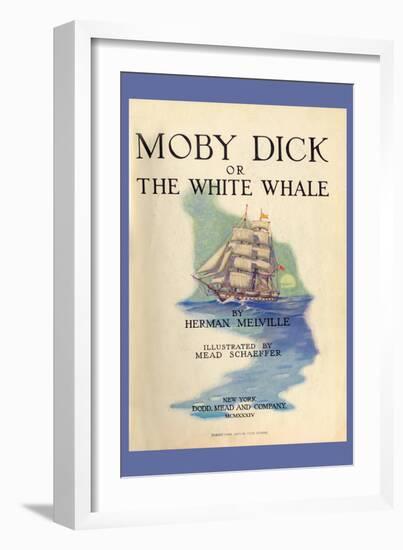 Moby Dick or The White Whale-null-Framed Premium Giclee Print