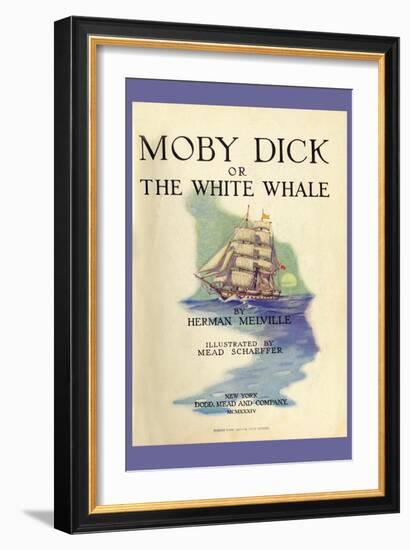 Moby Dick or The White Whale-null-Framed Premium Giclee Print