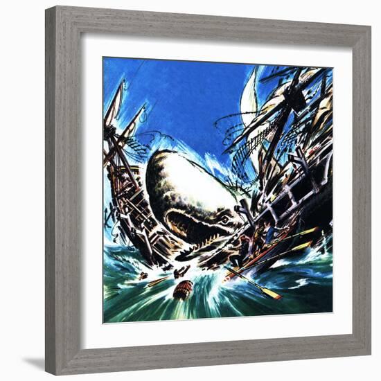 Moby Dick's Revenge-Wilf Hardy-Framed Giclee Print