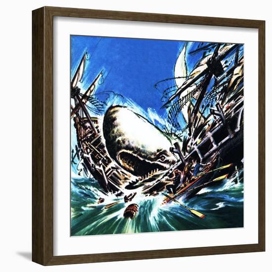 Moby Dick's Revenge-Wilf Hardy-Framed Giclee Print