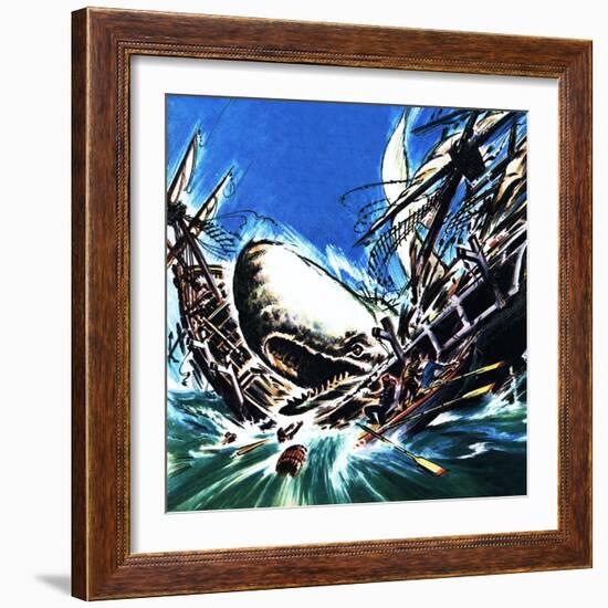 Moby Dick's Revenge-Wilf Hardy-Framed Giclee Print