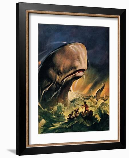 Moby Dick-James Edwin Mcconnell-Framed Giclee Print