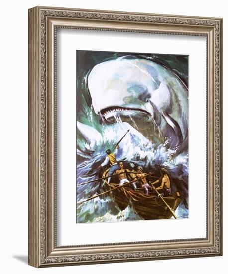 Moby Dick-English School-Framed Giclee Print