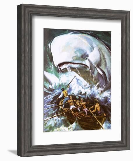 Moby Dick-English School-Framed Giclee Print