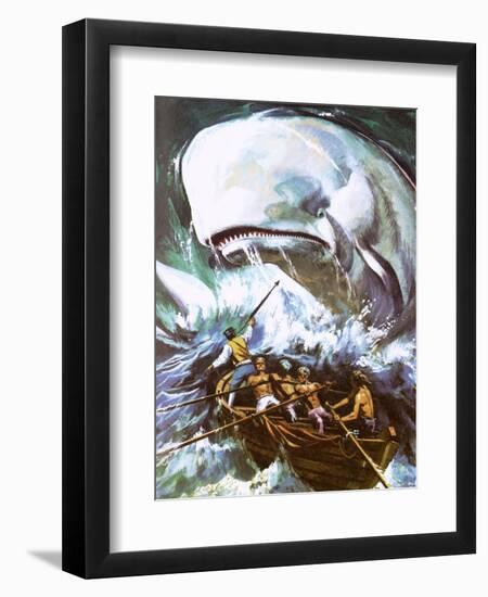 Moby Dick-English School-Framed Giclee Print