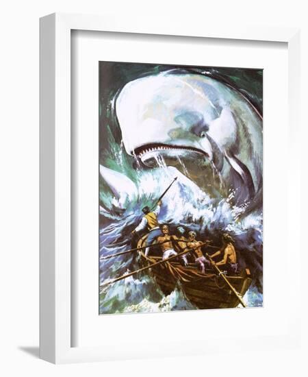 Moby Dick-English School-Framed Giclee Print