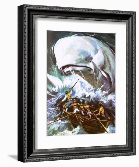 Moby Dick-English School-Framed Giclee Print