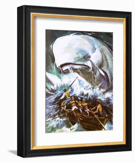 Moby Dick-English School-Framed Giclee Print