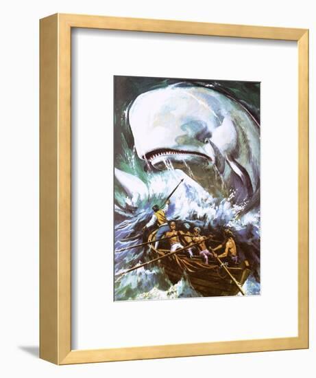 Moby Dick-English School-Framed Premium Giclee Print