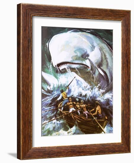 Moby Dick-English School-Framed Giclee Print