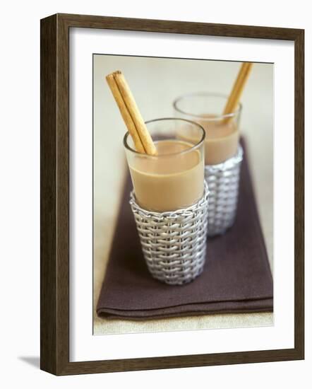 Mocha Coffee (With Milk, Cocoa, Chocolate Syrup)-Jean Cazals-Framed Photographic Print