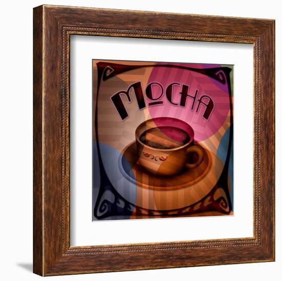 Mocha Coffee-null-Framed Giclee Print