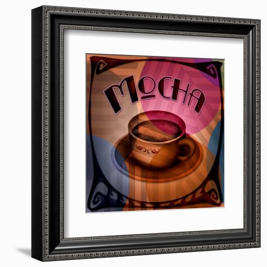 Mocha Coffee-null-Framed Giclee Print