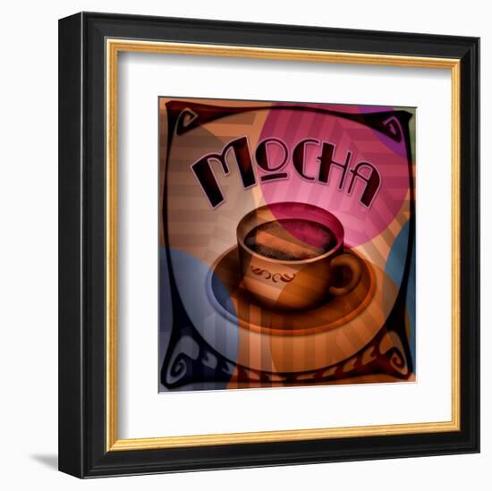 Mocha Coffee-null-Framed Giclee Print