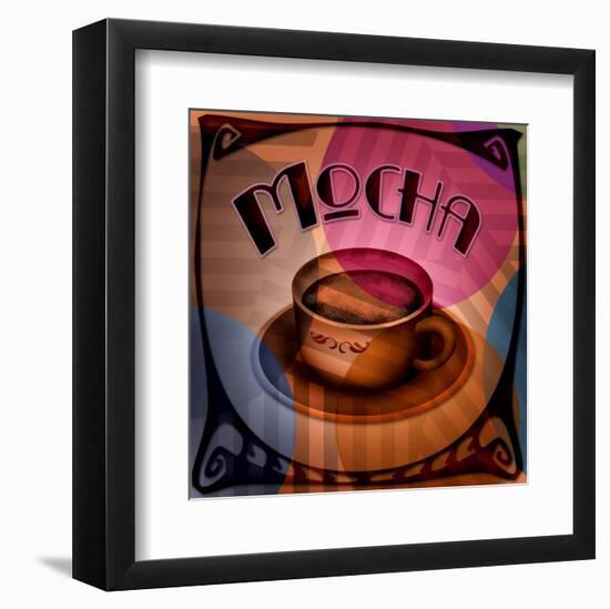 Mocha Coffee-null-Framed Giclee Print