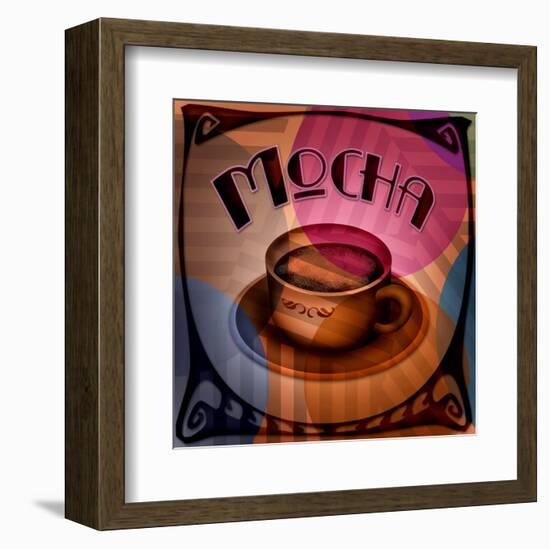 Mocha Coffee-null-Framed Giclee Print