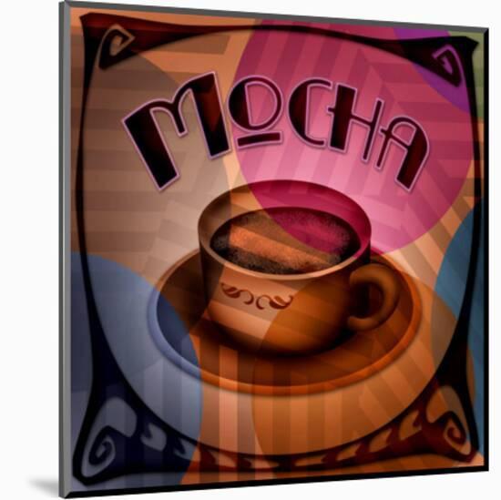 Mocha Coffee-null-Mounted Giclee Print