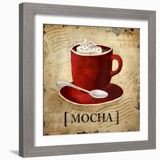 Mocha-Elizabeth Medley-Framed Art Print