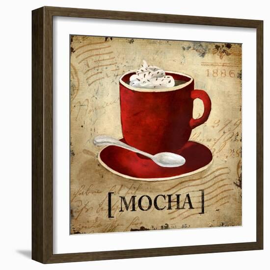 Mocha-Elizabeth Medley-Framed Art Print