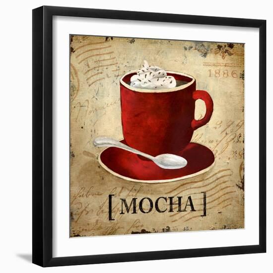 Mocha-Elizabeth Medley-Framed Art Print