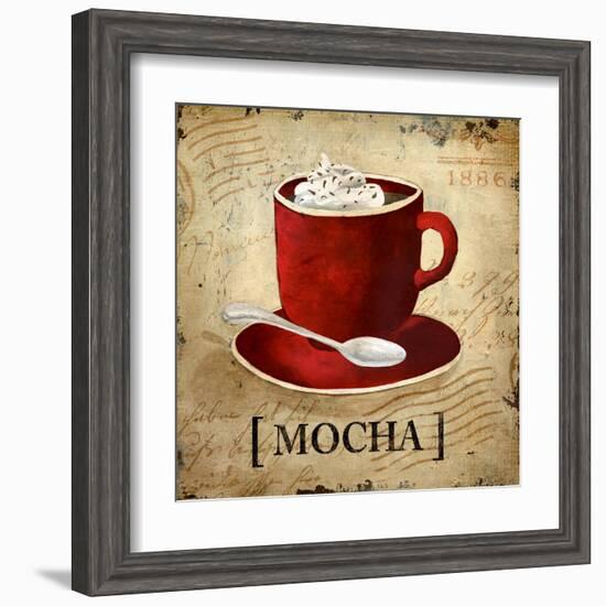 Mocha-Elizabeth Medley-Framed Art Print