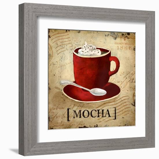 Mocha-Elizabeth Medley-Framed Art Print