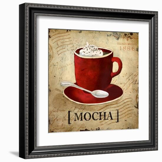 Mocha-Elizabeth Medley-Framed Art Print