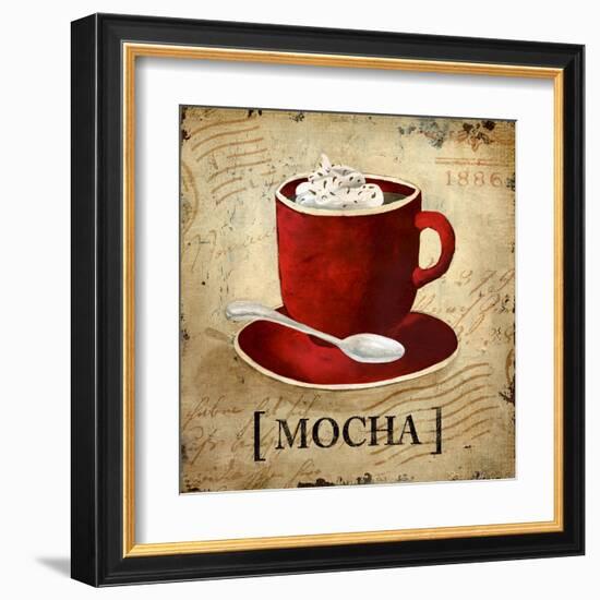 Mocha-Elizabeth Medley-Framed Art Print