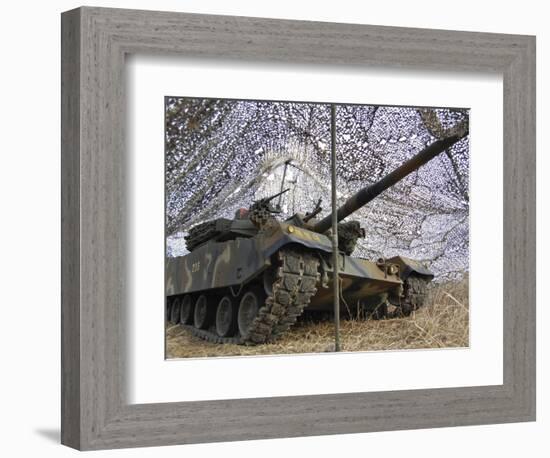 Mock Aggressors from Republic of Korea Marine Corps Prepare their Tank-null-Framed Photographic Print