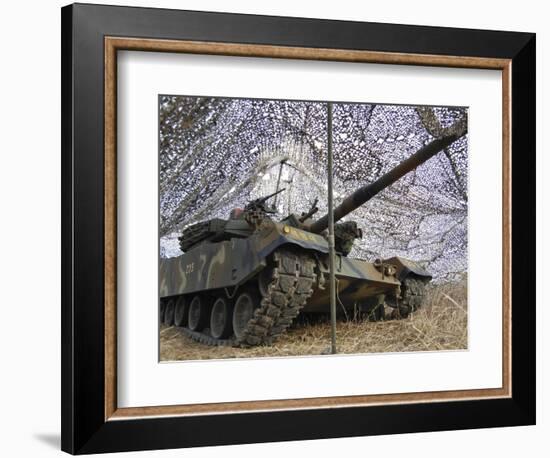 Mock Aggressors from Republic of Korea Marine Corps Prepare their Tank-null-Framed Photographic Print