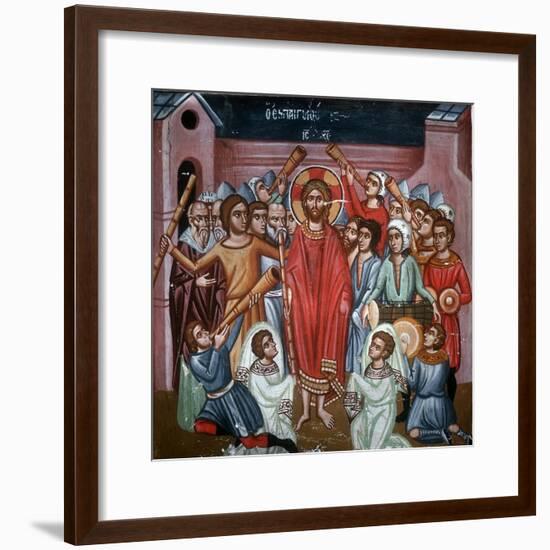 Mocking of Christ, 1494-Philippos Goul-Framed Giclee Print