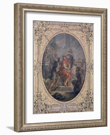 Mocking of Christ-Jean-Honoré Fragonard-Framed Giclee Print